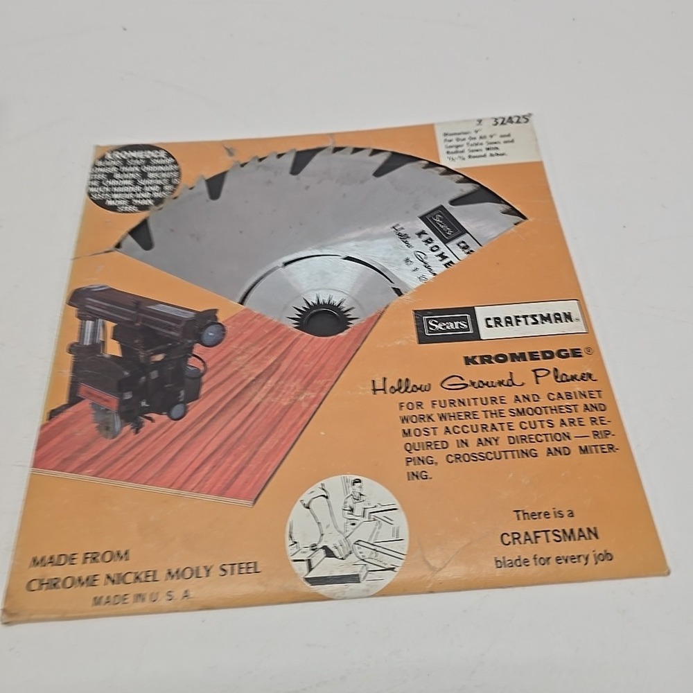 Craftsman 9 inch Saw‎ Blade, Combination Blade, Kromedge PN 9 32425